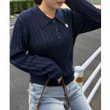 ＜Ｕ．Ｓ．Ｐ＞刺繍長袖ケーブルポロニット | RANAN | 詳細画像28 
