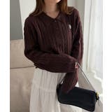 <U.S.POLO ASSN.>刺繍長袖ケーブルポロニット | RANAN | 詳細画像47