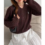 <U.S.POLO ASSN.>刺繍長袖ケーブルポロニット | RANAN | 詳細画像50