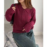 <U.S.POLO ASSN.>刺繍長袖ケーブルポロニット | RANAN | 詳細画像52