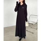 ＜Ｕ．Ｓ．Ｐ＞ポロ衿長袖リブワンピース | RANAN | 詳細画像19 