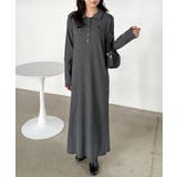 ＜Ｕ．Ｓ．Ｐ＞ポロ衿長袖リブワンピース | RANAN | 詳細画像4 