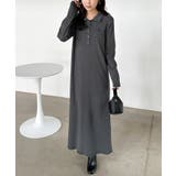 ＜Ｕ．Ｓ．Ｐ＞ポロ衿長袖リブワンピース | RANAN | 詳細画像7 