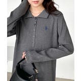 ＜Ｕ．Ｓ．Ｐ＞ポロ衿長袖リブワンピース | RANAN | 詳細画像8 