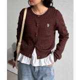 ＜U.S.POLO ASSN.＞ゴールドボタン刺繍ケーブルニットカーディガン | RANAN | 詳細画像36 