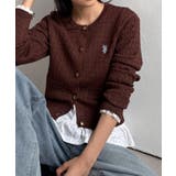 ＜U.S.POLO ASSN.＞ゴールドボタン刺繍ケーブルニットカーディガン | RANAN | 詳細画像37 