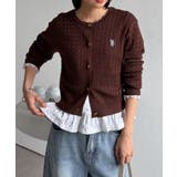 ＜U.S.POLO ASSN.＞ゴールドボタン刺繍ケーブルニットカーディガン | RANAN | 詳細画像46 