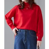 ハイネックワイドリブ使いカラーニットチュニック | RANAN | 詳細画像26 