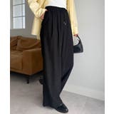 リブタックワイドイージーパンツ | RANAN | 詳細画像1 