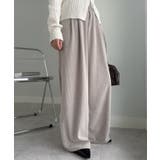 リブタックワイドイージーパンツ | RANAN | 詳細画像14 