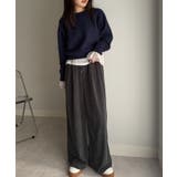 リブタックワイドイージーパンツ | RANAN | 詳細画像9 