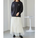 バックロゴ刺しゅうスウェット | RANAN | 詳細画像4