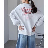 バックロゴ刺しゅうスウェット | RANAN | 詳細画像6