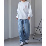 バックロゴ刺しゅうスウェット | RANAN | 詳細画像9
