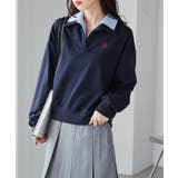 レイヤード襟付きスウェット | RANAN | 詳細画像2 