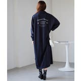 バックプリントポロ襟裏毛ワンピース | RANAN | 詳細画像2 