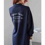 バックプリントポロ襟裏毛ワンピース | RANAN | 詳細画像4 