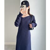 アシメネックリブワンピース | RANAN | 詳細画像10 