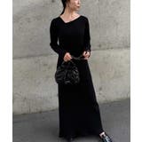 アシメネックリブワンピース | RANAN | 詳細画像2 