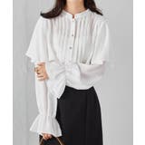 ピンタックフレアー長袖ブラウス | RANAN | 詳細画像16 