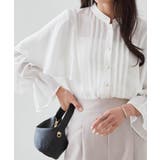 ピンタックフレアー長袖ブラウス | RANAN | 詳細画像17 