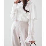 ピンタックフレアー長袖ブラウス | RANAN | 詳細画像18 