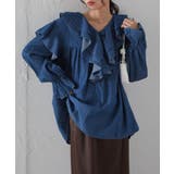 ビッグカラーフリルデニムブラウス | RANAN | 詳細画像17 