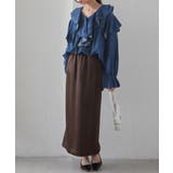 ビッグカラーフリルデニムブラウス | RANAN | 詳細画像18 