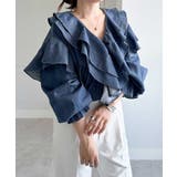 ビッグカラーフリルデニムブラウス | RANAN | 詳細画像23 