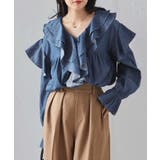 ビッグカラーフリルデニムブラウス | RANAN | 詳細画像28 