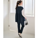 【2点セット】ペプラムギャザーベストセットアップ | RANAN | 詳細画像21 