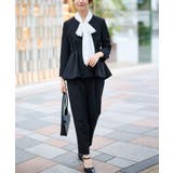 ＜2点セット＞ノーカラーペプラムパンツスーツ | RANAN | 詳細画像11 