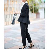 ＜2点セット＞ノーカラーペプラムパンツスーツ | RANAN | 詳細画像13 