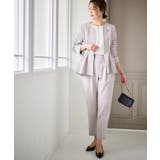 ＜2点セット＞ノーカラーペプラムパンツスーツ | RANAN | 詳細画像18 