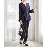 ＜2点セット＞ノーカラーペプラムパンツスーツ | RANAN | 詳細画像27 