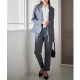 ブラック/ノーカラー | ＜選べる衿＞２点セットベーシックスーツ | RANAN