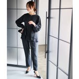 【2点セット】バックパール調ペプラムチュニックセットアップ | RANAN | 詳細画像11 