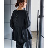 【2点セット】バックパール調ペプラムチュニックセットアップ | RANAN | 詳細画像14 