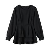 【2点セット】バックパール調ペプラムチュニックセットアップ | RANAN | 詳細画像18 