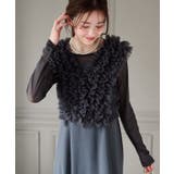 【3点セット】チュールフリルベストフレアワンピース | RANAN | 詳細画像1 