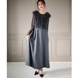 【3点セット】チュールフリルベストフレアワンピース | RANAN | 詳細画像3 