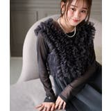 【3点セット】チュールフリルベストフレアワンピース | RANAN | 詳細画像4 