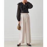 ラッフルフリルシアーキーネックブラウス | RANAN | 詳細画像11