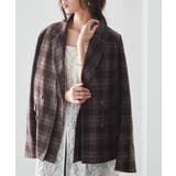 チェック | レイヤードデザインダブルジャケット | RANAN