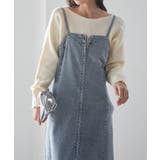 フロントジップデニムジャンスカ | RANAN | 詳細画像1 