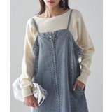 フロントジップデニムジャンスカ | RANAN | 詳細画像3 