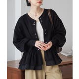 フリルぺペプラムショートカーデ | RANAN | 詳細画像12