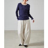 レイヤードヘンリーネックリブＴシャツ | RANAN | 詳細画像12 