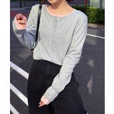 レイヤードヘンリーネックリブＴシャツ | RANAN | 詳細画像16 