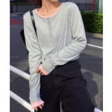 レイヤードヘンリーネックリブＴシャツ | RANAN | 詳細画像17 